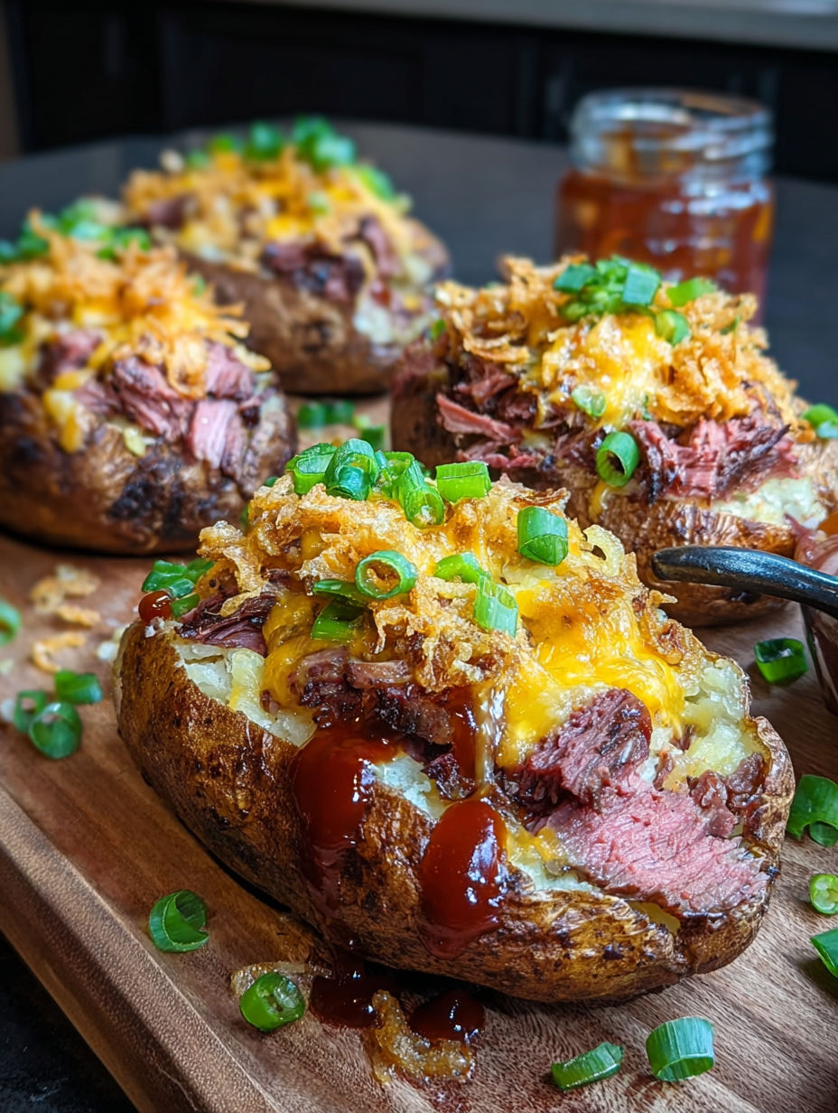 A plate of food with potatoes and meat.