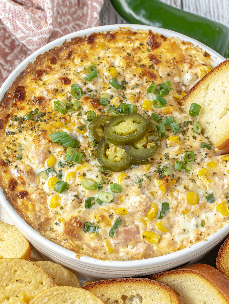 A bowl of food with a jalapeno pepper on top.