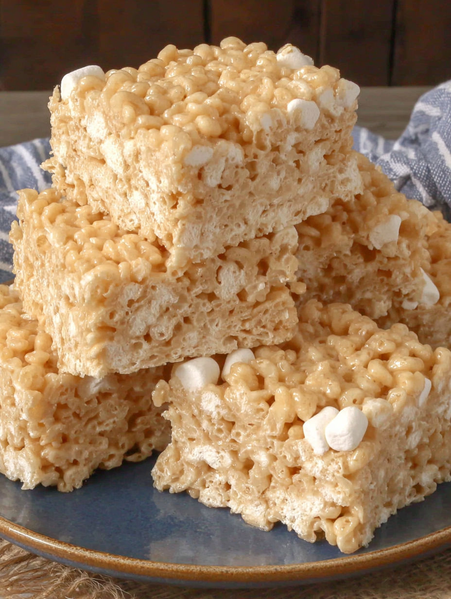 A stack of marshmallows on a plate.
