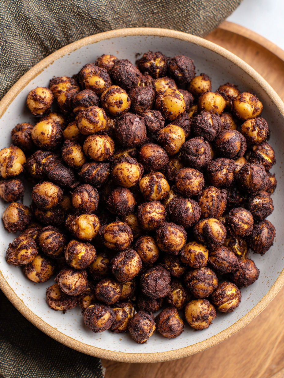 A bowl of chocolate covered peanuts.
