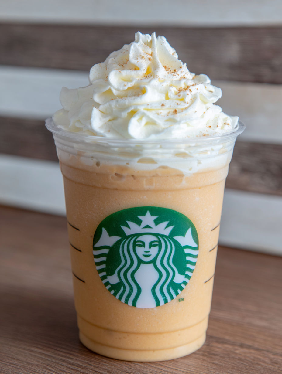 A cup of coffee with a starbucks logo on it.