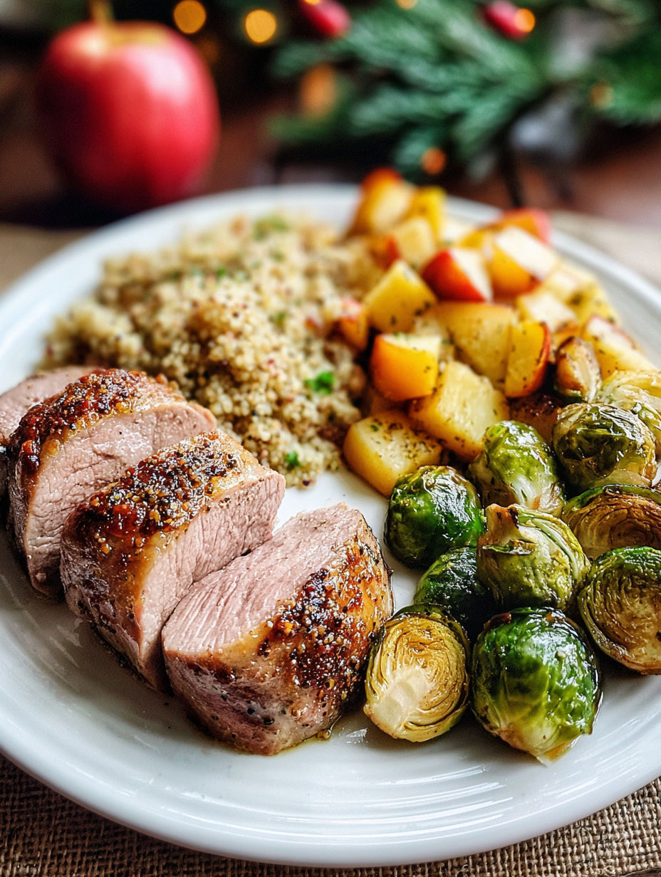 A plate of food with meat, rice, potatoes, and vegetables.
