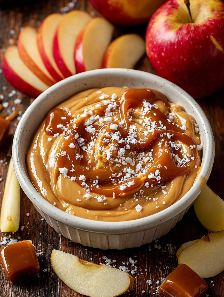 A bowl of peanut butter with sugar on top.
