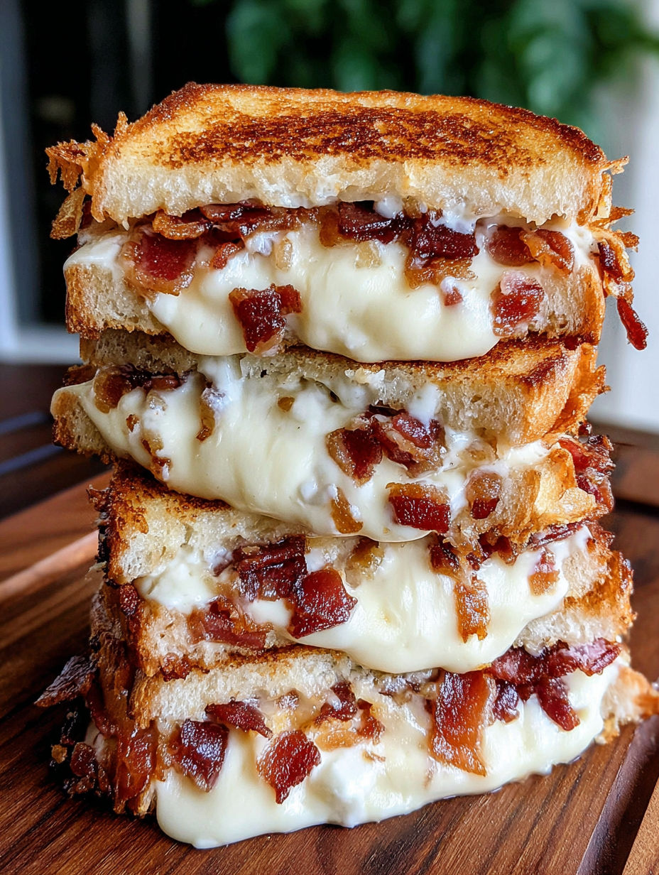 Triple cheese bacon ranch melt.
