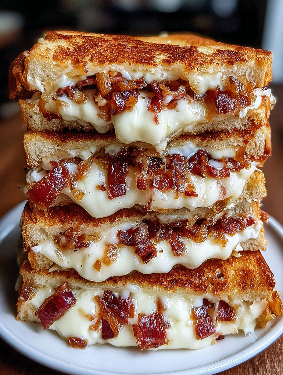 Triple cheese bacon ranch melt.
