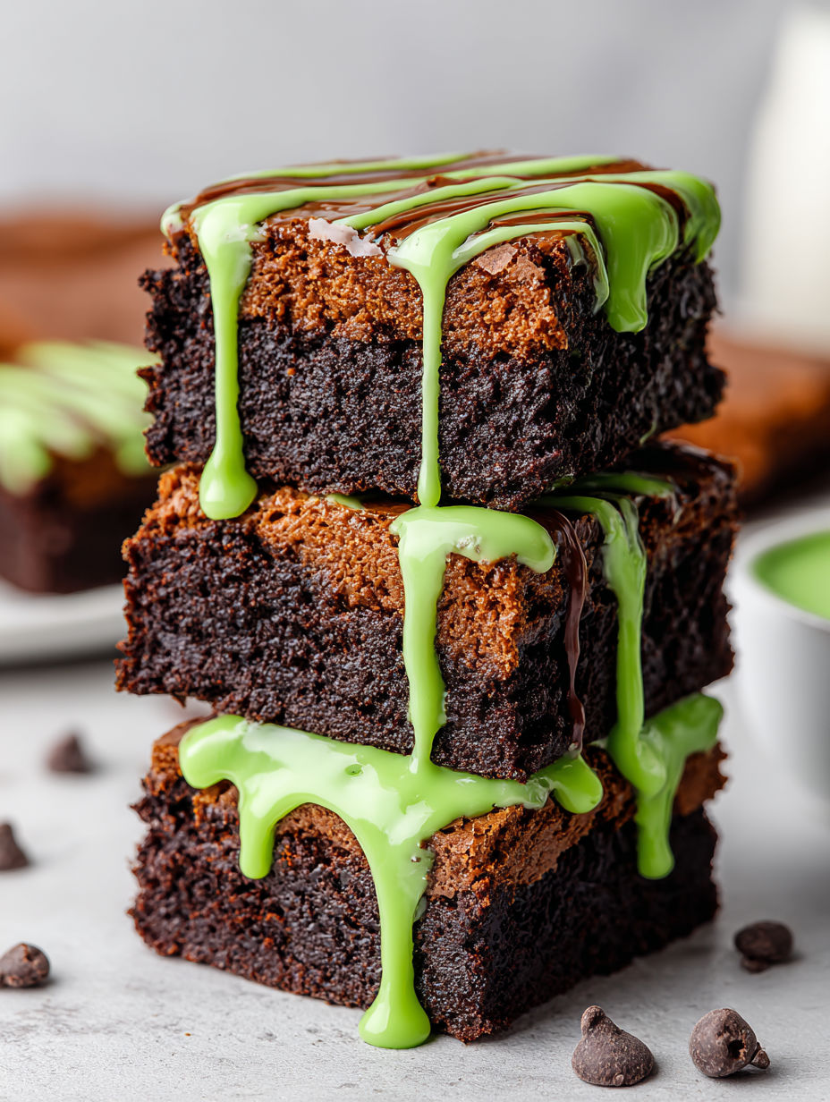 Green Monster Brownies.