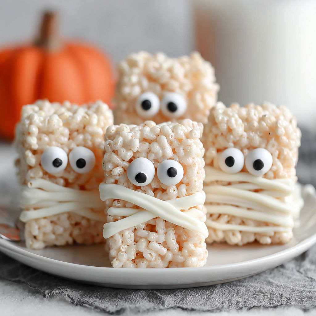 Rice Krispie Mummies - Last-Minute Party Idea!