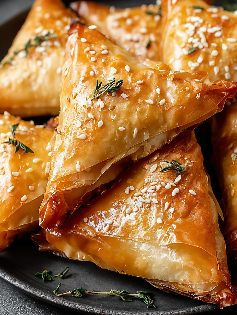 Pumpkin Phyllo Triangles - Elegant Fall Entertaining!.