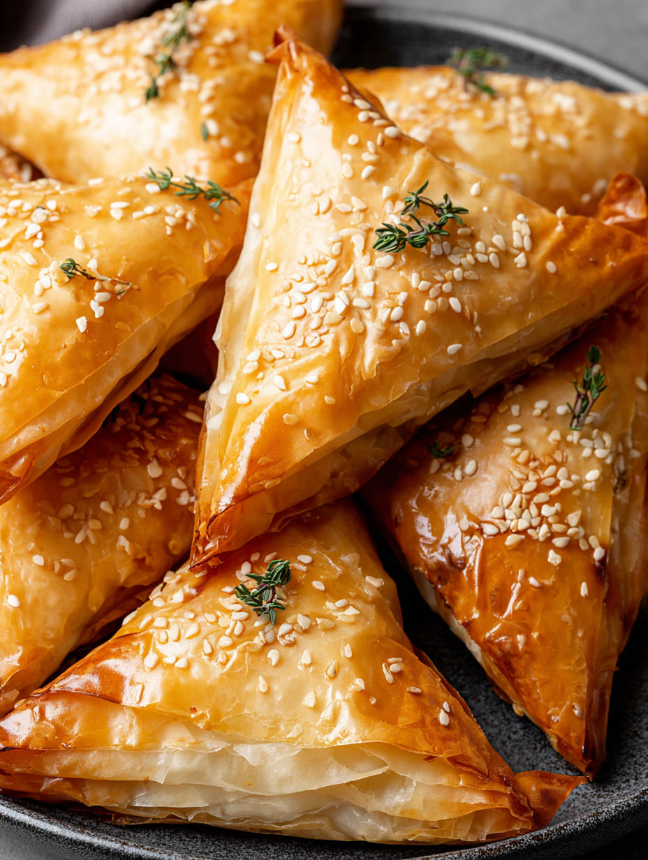 Pumpkin Phyllo Triangles - Elegant Fall Entertaining!