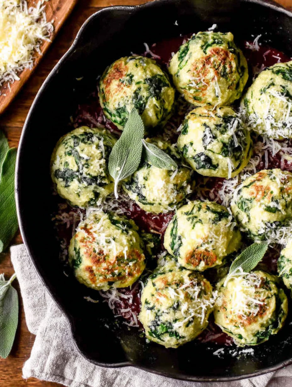 A pan of food with green leaves on top.