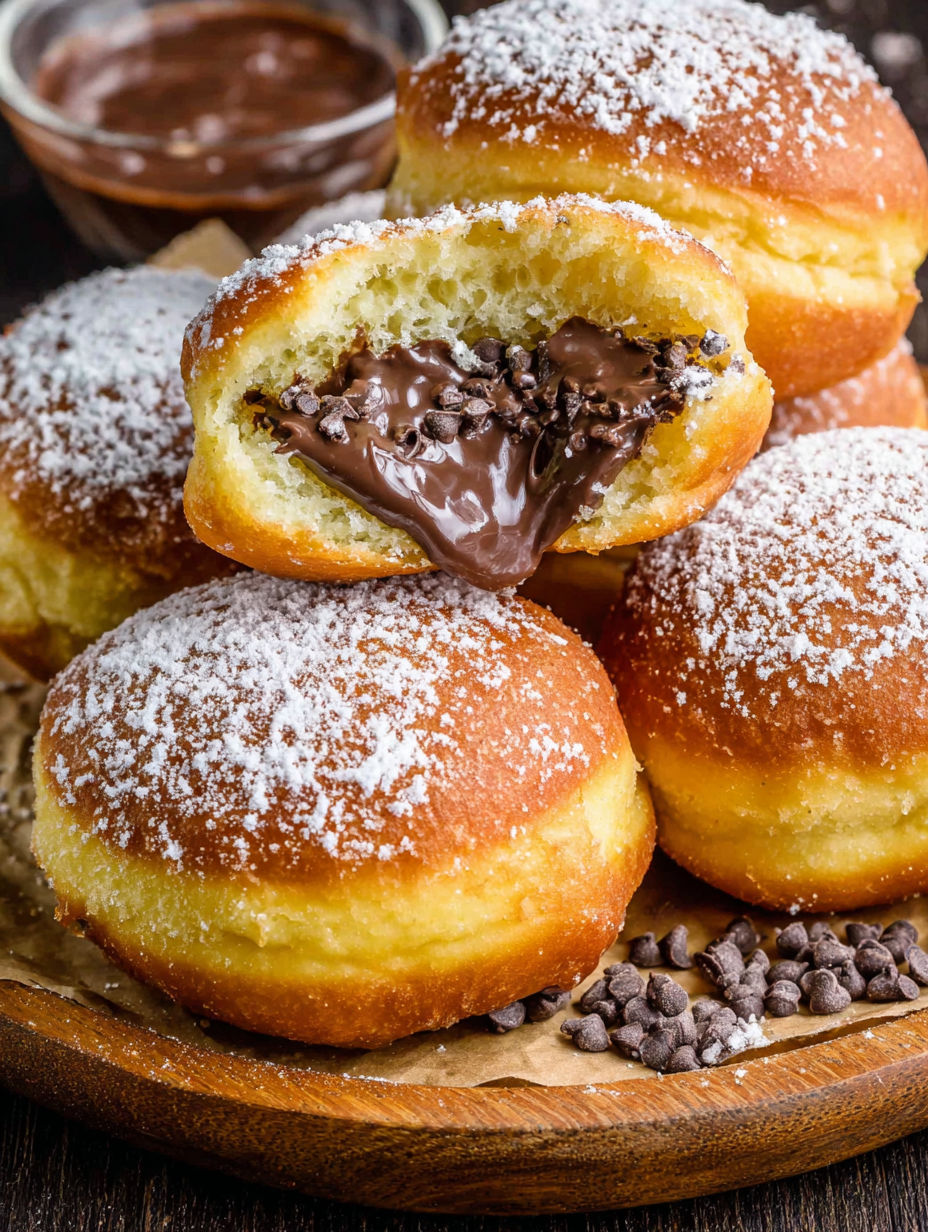Chocolate Filled Donuts - Pure Indulgence!.
