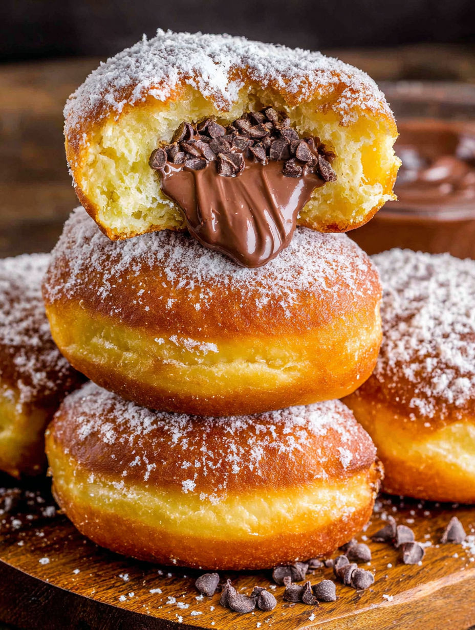 Chocolate Filled Donuts - Pure Indulgence!.