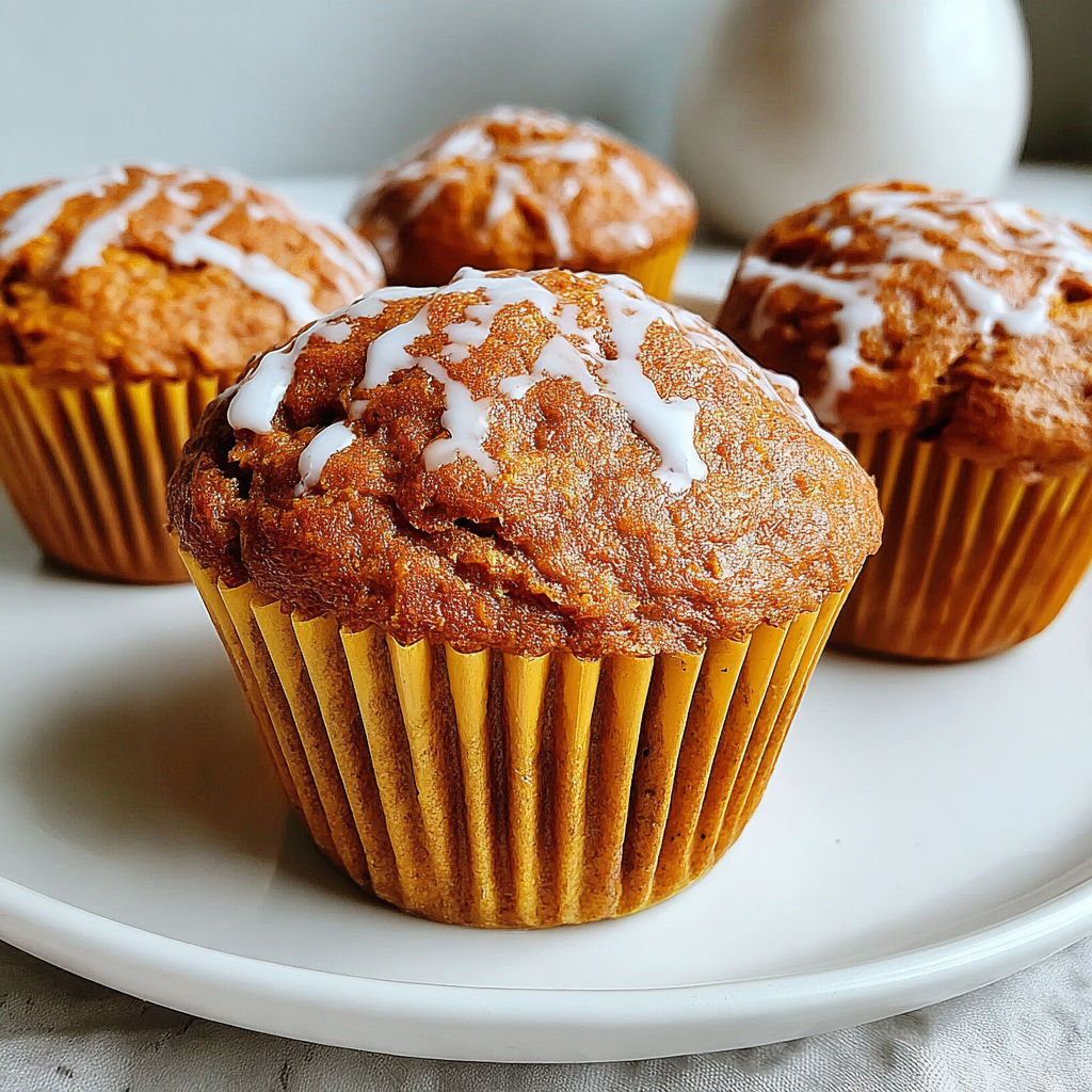 A plate with three muffins on it.