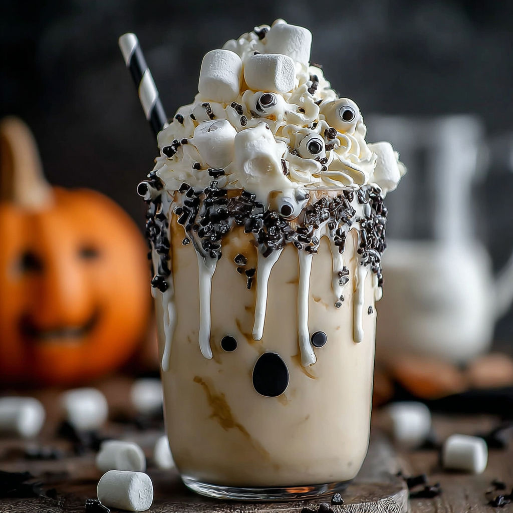 A delicious 3 ghostly vanilla milkshake recipe.