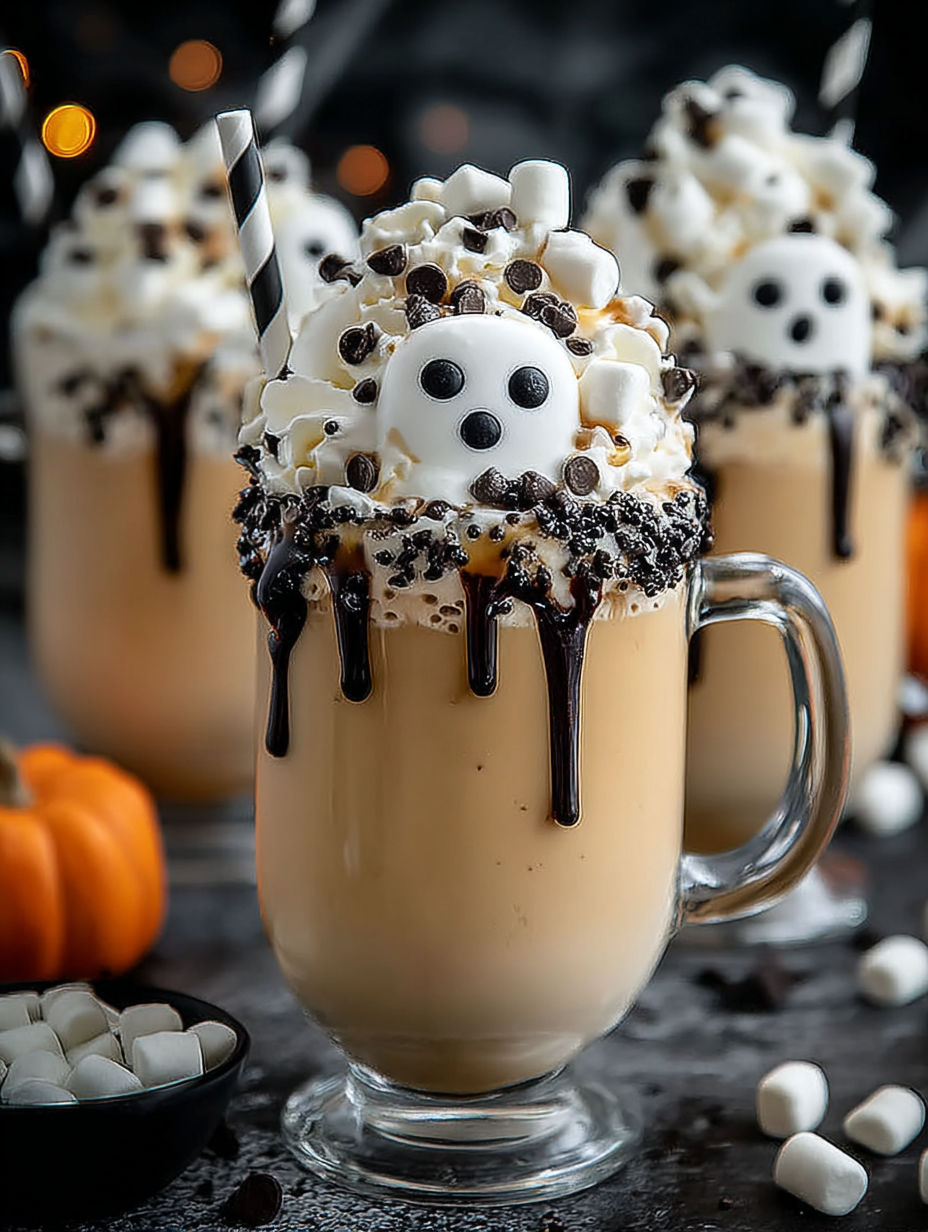 A delicious 3 ghostly vanilla milkshake recipe.