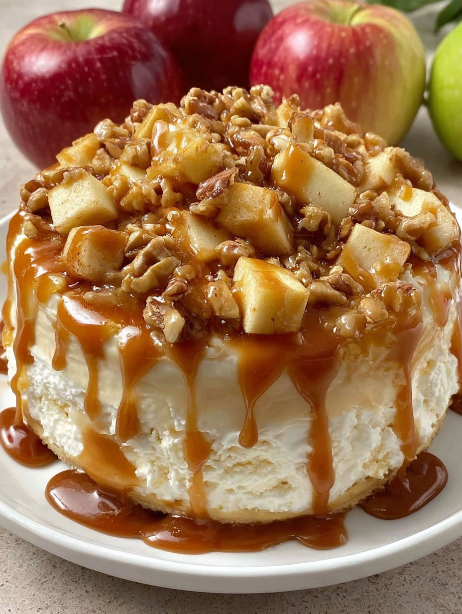 A caramel apple cheesecake dip recipe.