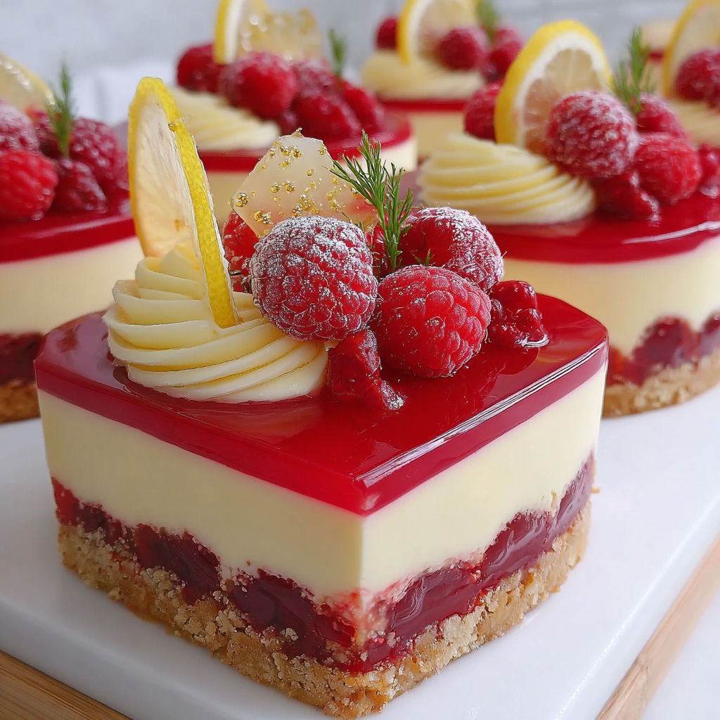 A slice of raspberry lemon cheesecake.