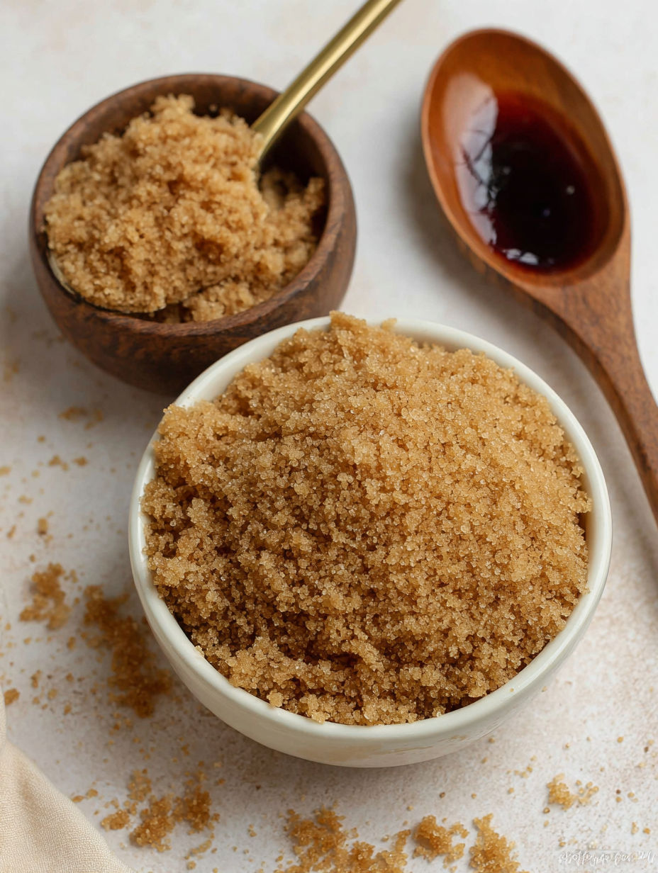 A bowl of brown sugar substitute.