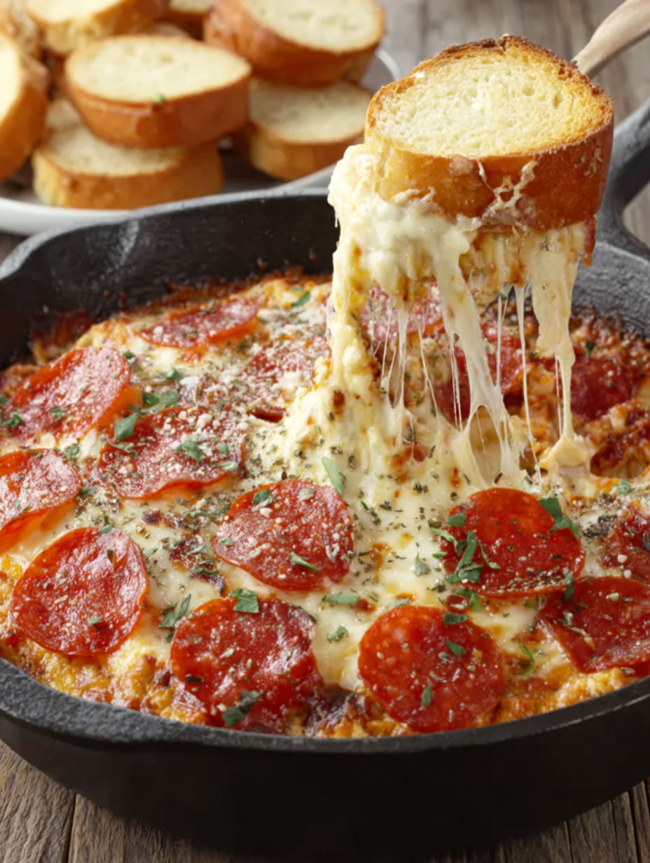 A pan of pizza with cheese and pepperoni.