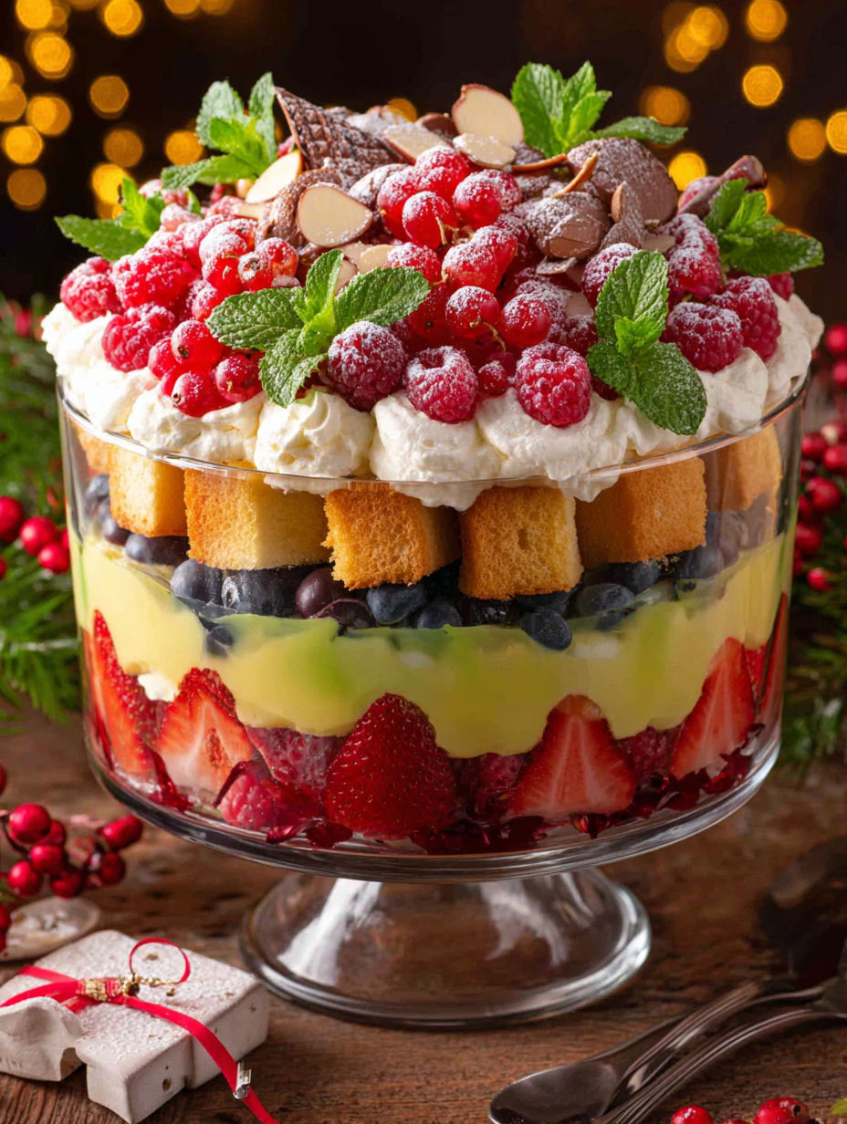 A Christmas Trifle Recipe.