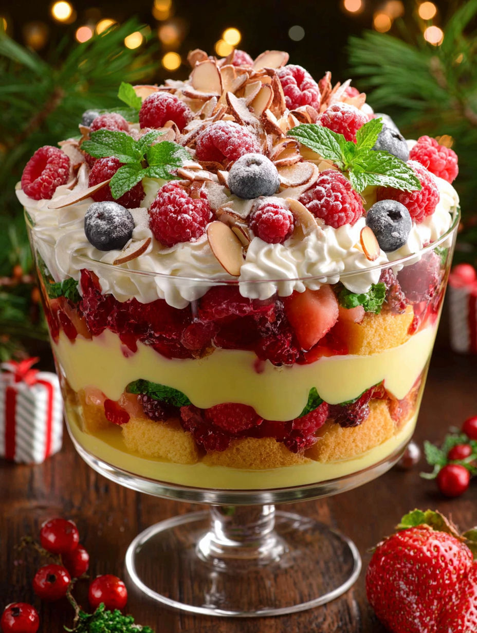 A glass bowl filled with a dessert.