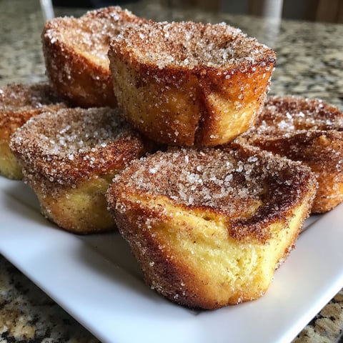 A plate of cinnamon sugar French toast.
