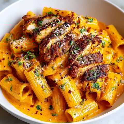 A bowl of spicy creamy cajun chicken.