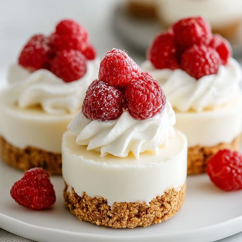 Raspberry Mini Cheesecakes - Simple No-Bake Dessert!