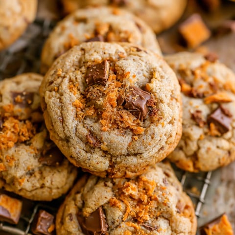 Peanut butter and butterfinger cookies.