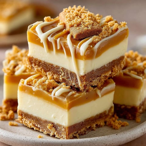 A slice of Biscoff Condensed Milk Cake.